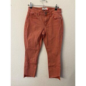 Cabi salmon curvy skinny jean women size 6
